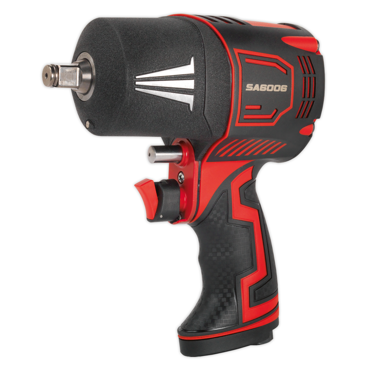 Sealey 1/2" Square Drive Composite Air Impact Wrench Twin Hammer 9000 RPM SA6006