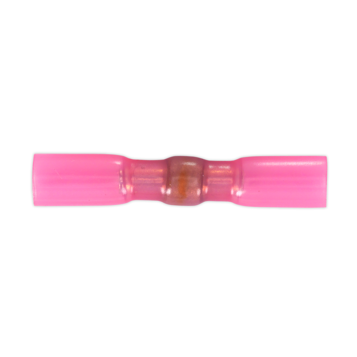 Sealey Heat Shrink Butt Connector With Crimp & Solder Red Pack of 25 HSSB25R