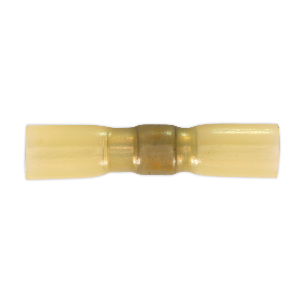 Sealey Heat Shrink Butt Connector With Crimp Solder Yellow Pack of 25 HSSB25Y