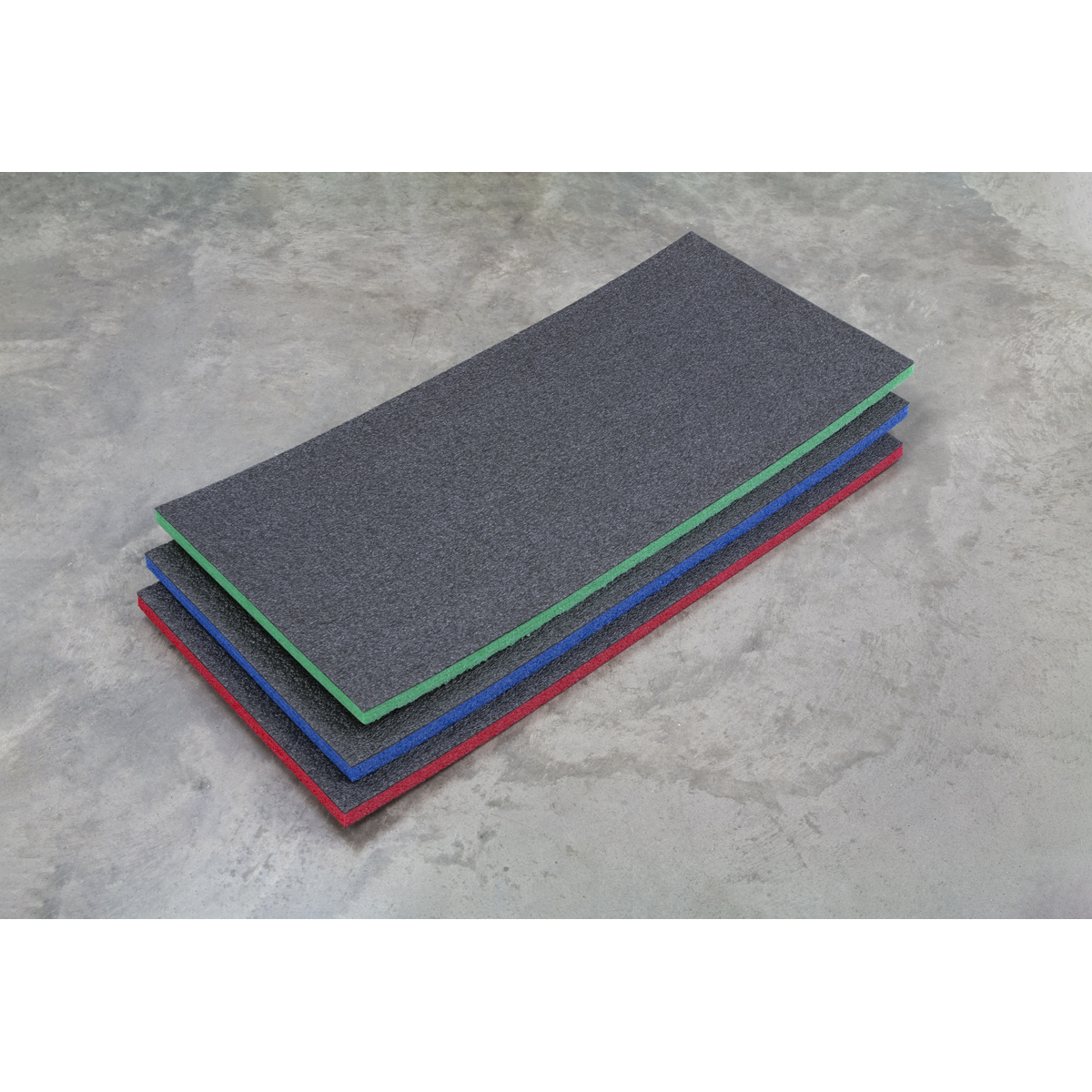 Sealey Easy Peel Shadow Foam Polyethylene Blue/Black 1200 x 550 x 30mm SF30B