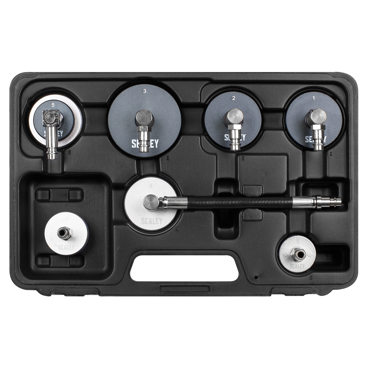 Sealey 7 Pieces Brake & Clutch Pressure Bleeder Cap Set For Toyota Lexus VS0204C