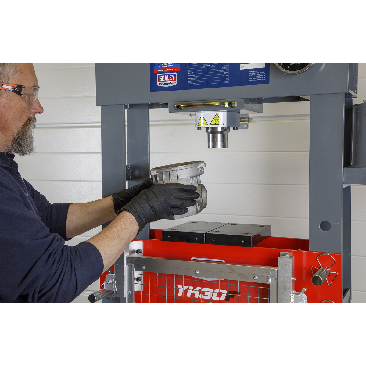 Sealey Safety Guard Aluminium Frame For YK30F YK30FAH YK30FFP Press YKSG30