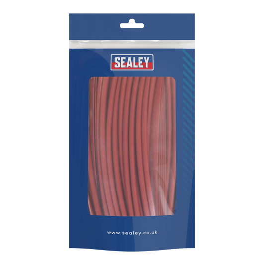 Sealey Heat Shrink Tubing 200mm 100 Pieces Red Various Sizes Secure Fit HST200R