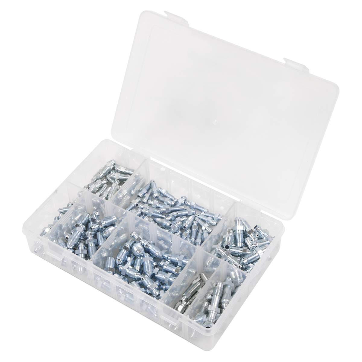 Sealey Bleed Nipple Screws Assorted Box 160 Pieces 3/8" UNF 1/4" UNF  AB160BN