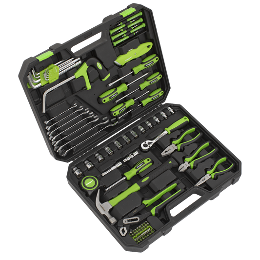 Sealey Tool Kit 84 Pieces - Sockets Hex Keys Spanners Screwdrivers Pliers S01213