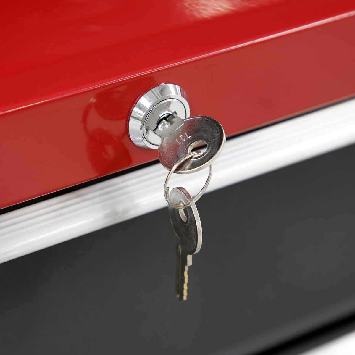 Sealey Rollcab 5 Drawers With Ball Bearing Runners Two Keys - Red/Grey AP22505BB