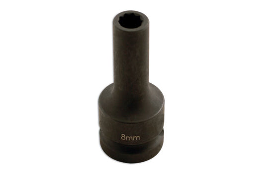 LASER 5132 Socket Wrench Insert Chrome-Molybdenum Steel Ten-Sided Polygon