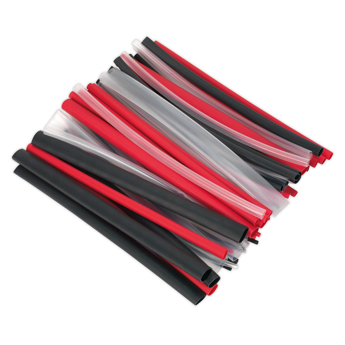 Sealey Heat Shrink Tubing Sleeve 72 Pieces Mixed Adhes Lined 200mm HSTAL72MC
