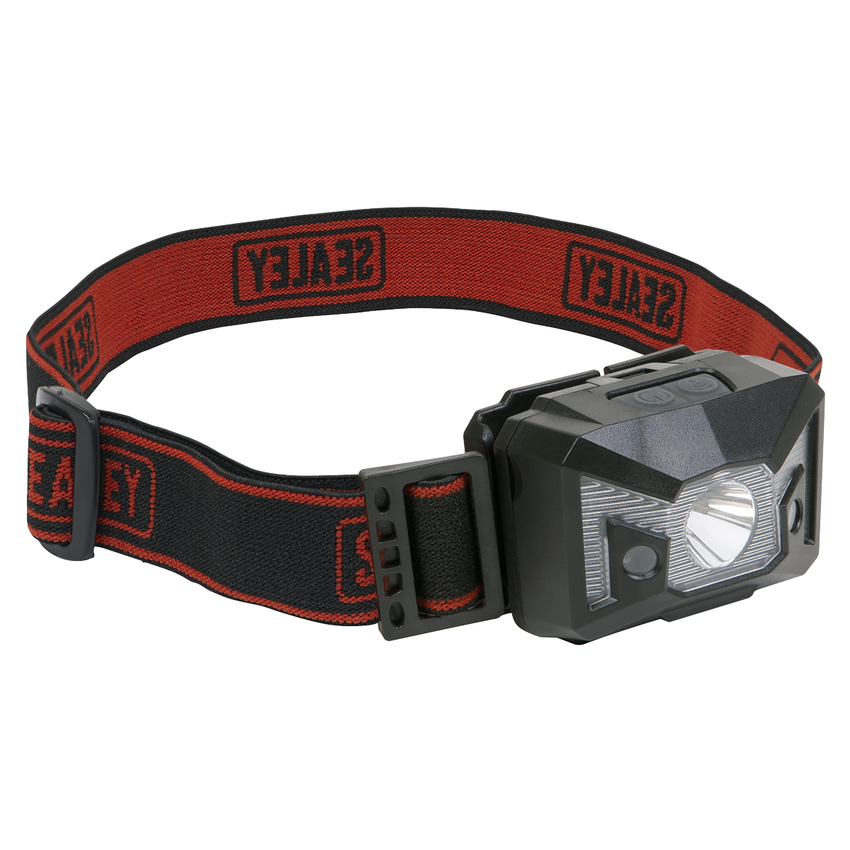 Sealey Headband Torch 3W SMD 2 Red LED Spotlight 120 Lumens Adjustable HT03LED
