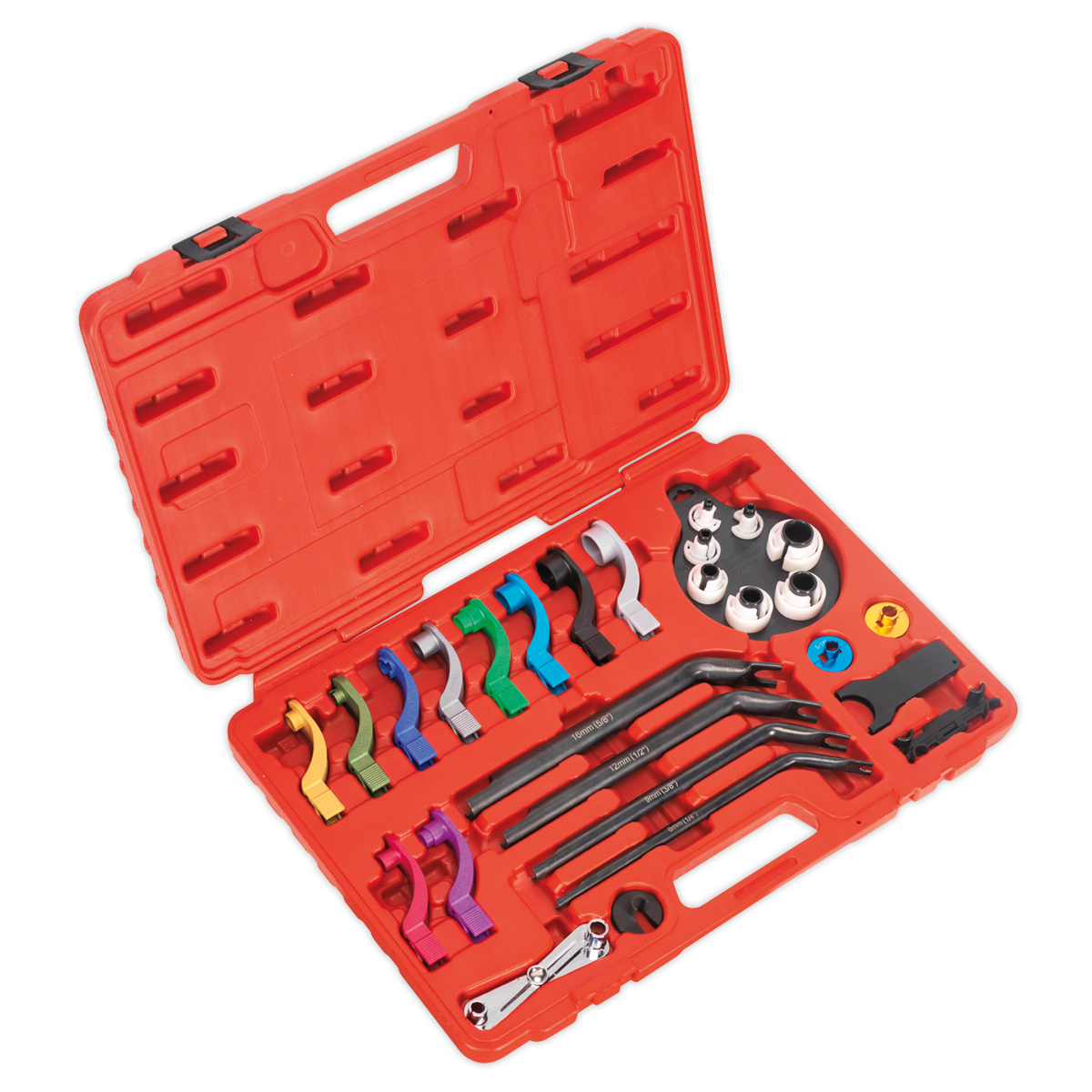 Sealey Fuel & Air Conditioning Disconnection Tool Set 27 Pieces Kit VS0557