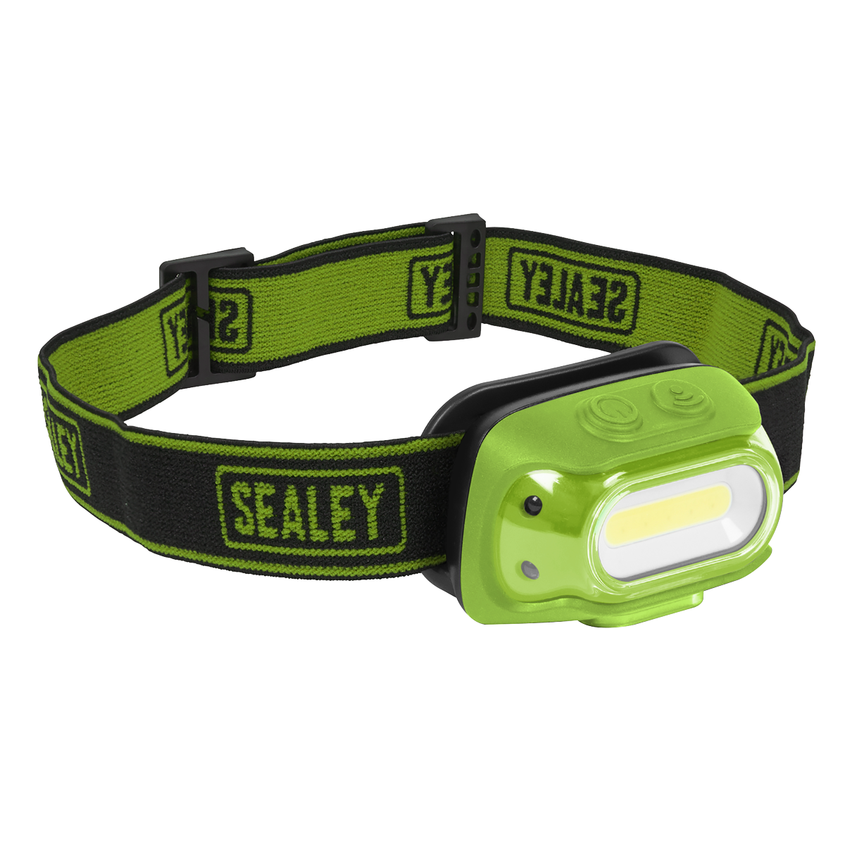 Sealey Rechargeable Head Torch With Auto-Sensor 8W COB LED Green HT08RG