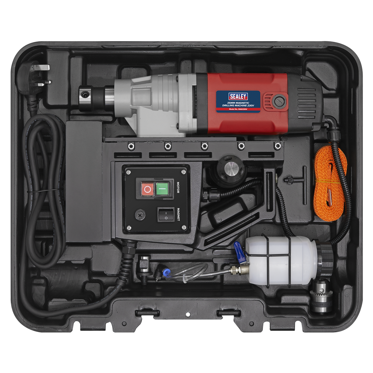 Sealey Magnetic Drilling Machine Lightweight & Compact 35mm 230V MAG230V
