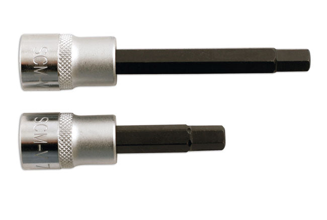 LASER 5137 Brake Caliper Socket Wrench Insert Chrome Vanadium Steel Tool