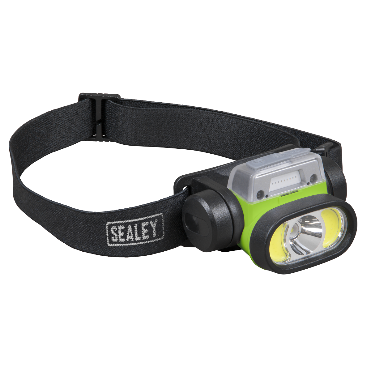 Sealey Rechargeable Head Torch With Auto-Sensor 5W & 3W COB LED HT400LED