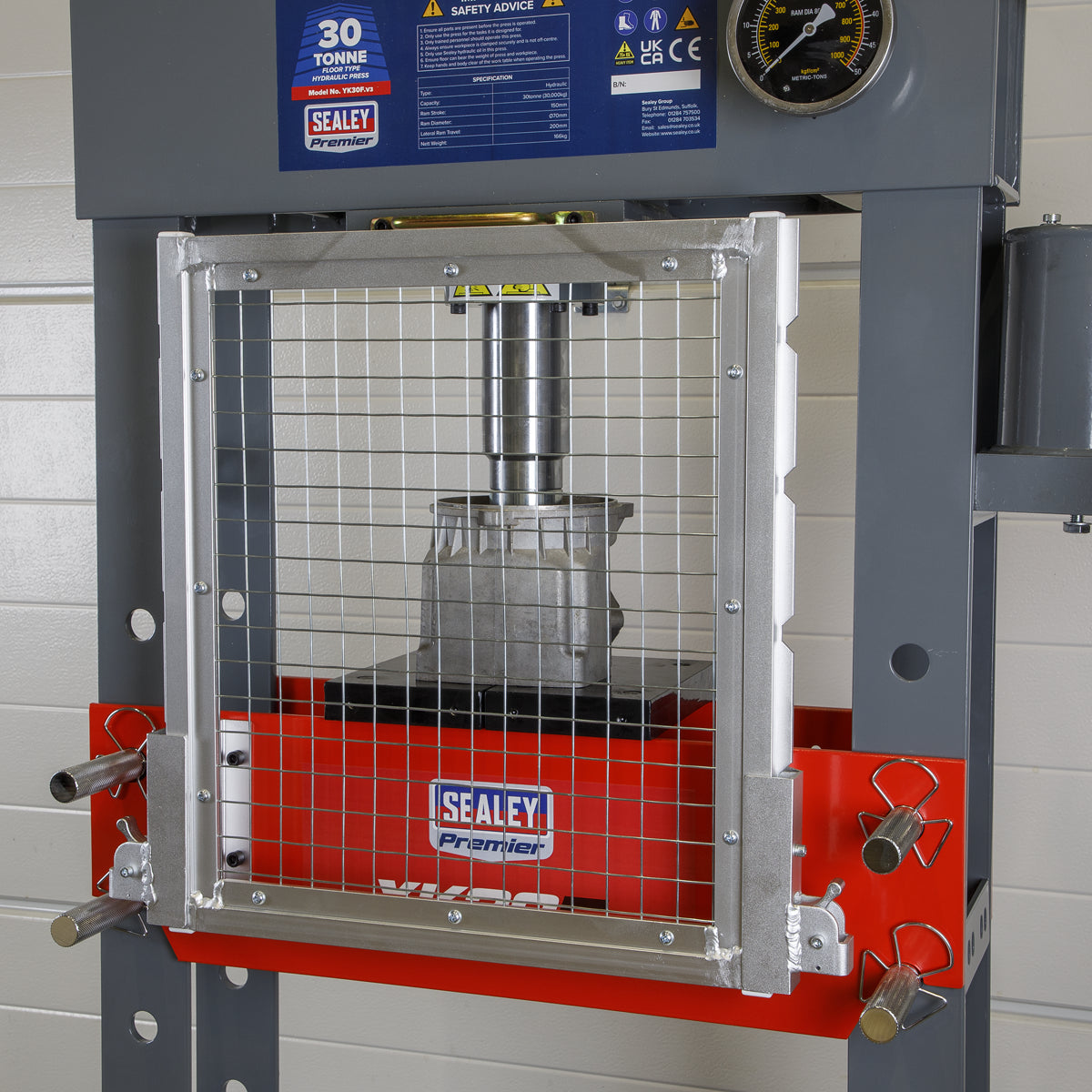 Sealey Safety Guard Aluminium Frame For YK30F YK30FAH YK30FFP Press YKSG30