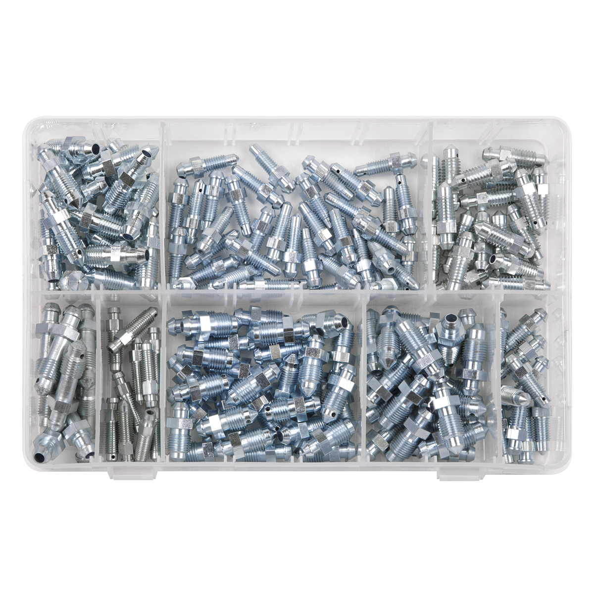 Sealey Bleed Nipple Screws Assorted Box 160 Pieces 3/8" UNF 1/4" UNF  AB160BN