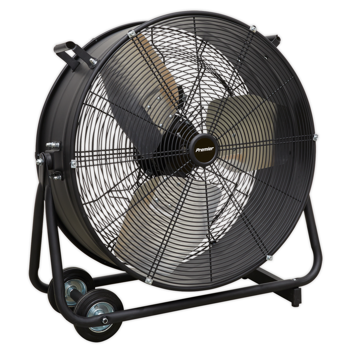 Sealey Premier 24In High Velocity Industrial Drum Fan With Handles 240V HVD24P