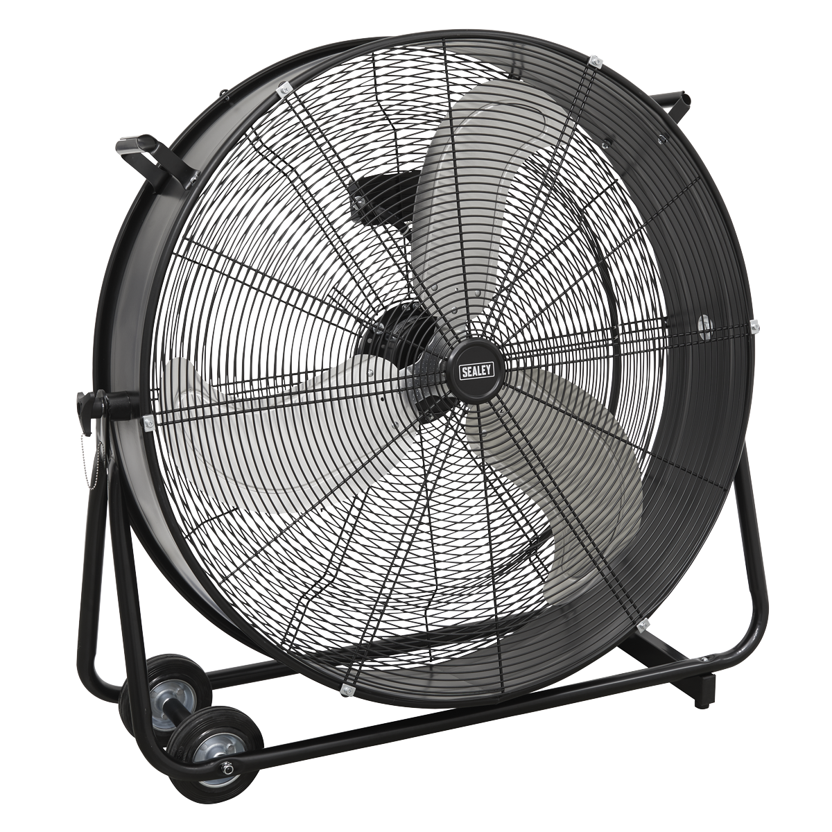 Sealey 30" Industrial High Velocity Drum Fan With 2-Speed 240V Black HVD30