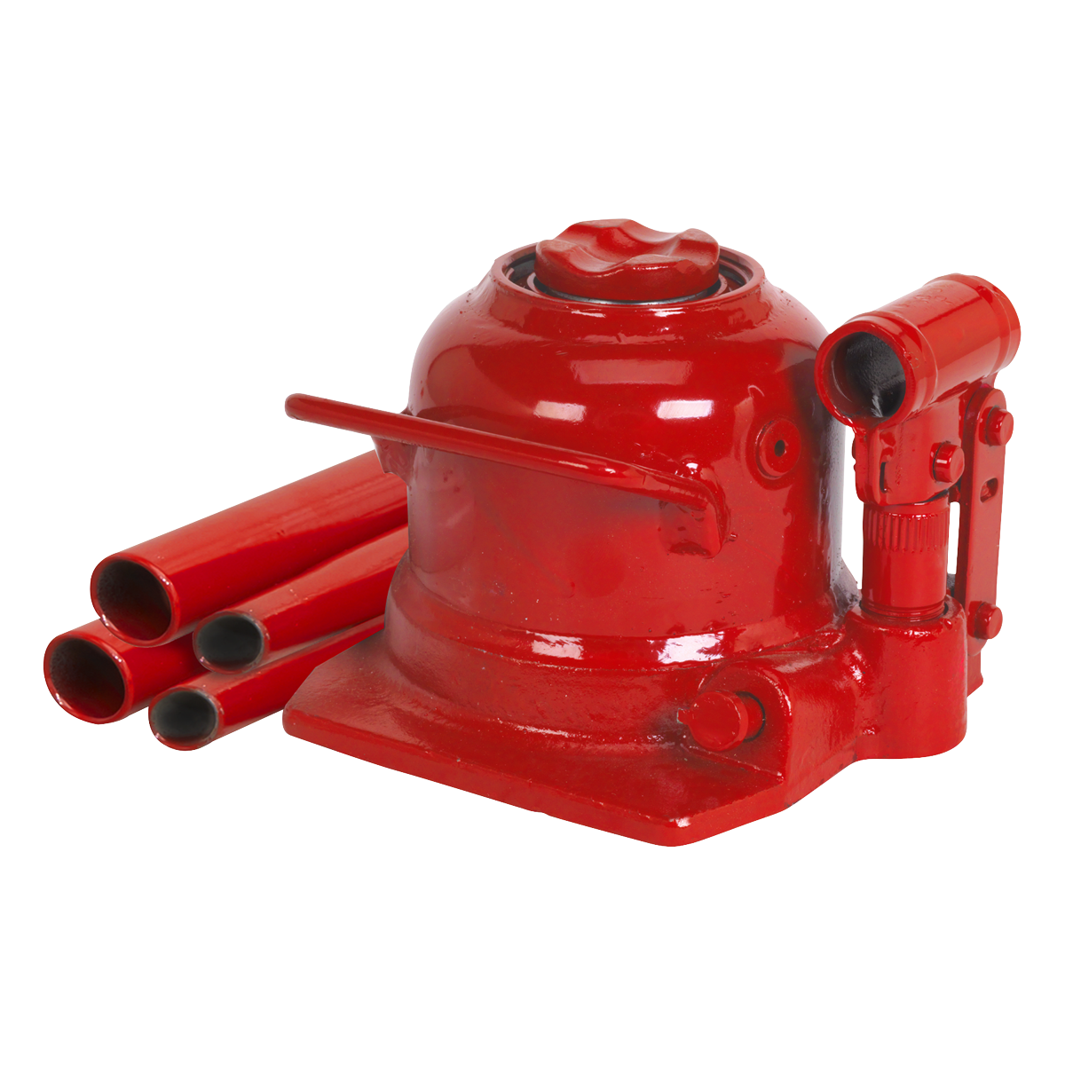 Sealey 10 Tonne Telescopic Low Profile Bottle Jack With Overload Valve BJ10LE
