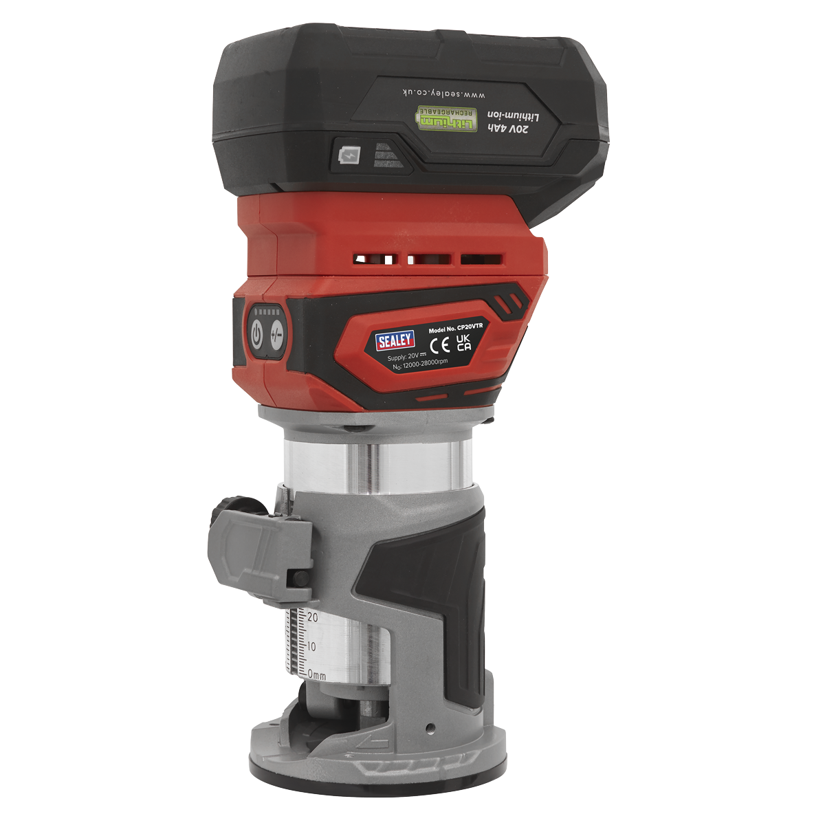 Sealey SV20 Series Cordless Trimming Router Brushless 20V Body Only CP20VTR