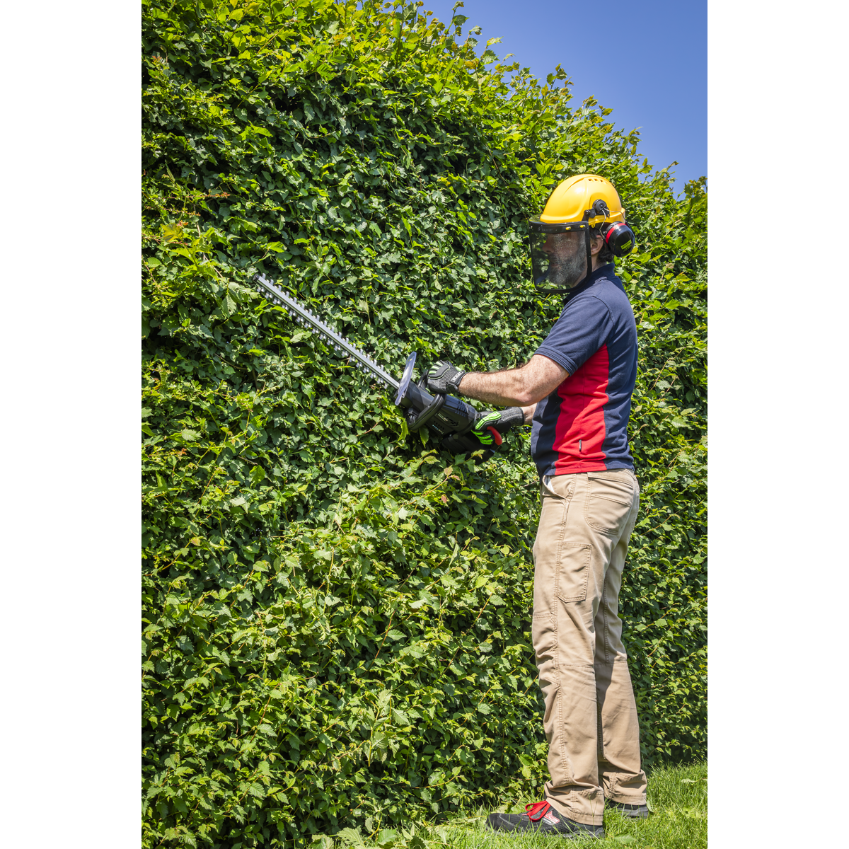 Sealey Hedge Trimmer 40V SV20 Series 52cm 90° Rotating Handle Body Only CP40VHT