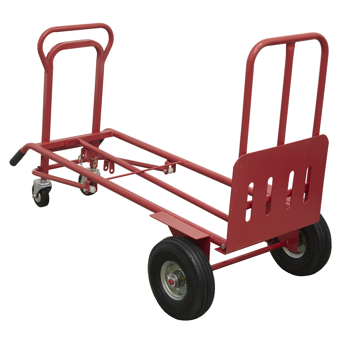 Sealey Sack Truck 3-In-1 With Heavy Duty Pneumatic Tyre 250kg Capacity CST989