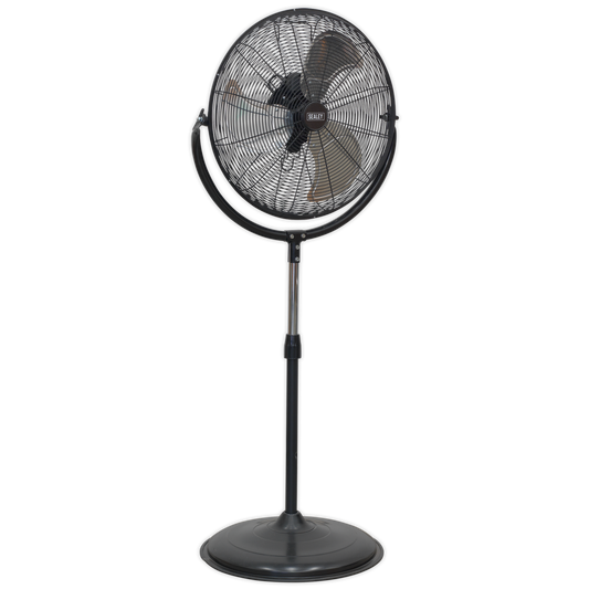 Sealey 20" Industrial High Velocity Pedestal Fan With 3-speed 230V HVF20P