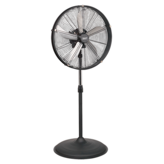 Sealey 20" Industrial High Velocity Oscillating Pedestal Fan 240V HVF20PO