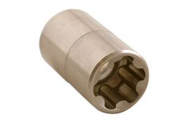 LASER 5150 6-Piece 1/2" Inch Drive Torx Plus Socket Set Chrome Vanadium Stee