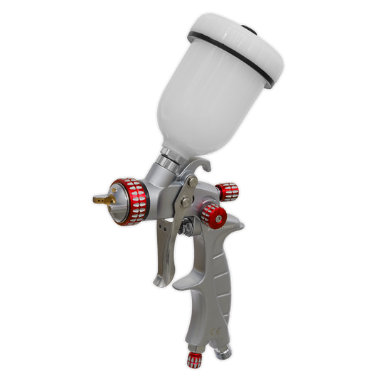 Sealey Professional HVLP Gravity Feed Touch-Up Spray Gun - 1mm Set-Up HVLP04