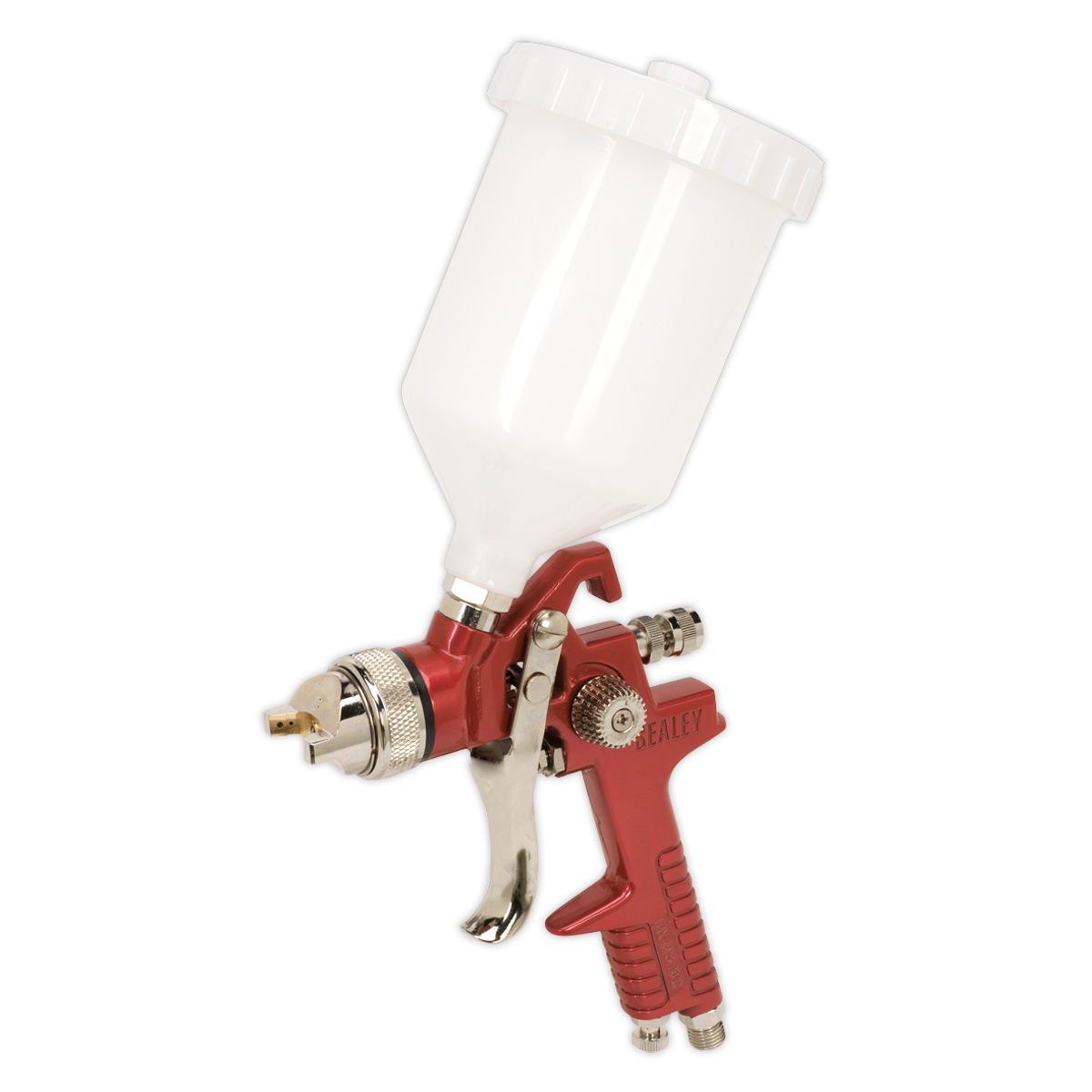 Sealey HVLP Gravity Feed Spray Gun Brass Air Cap - 1.3mm Set-Up HVLP741