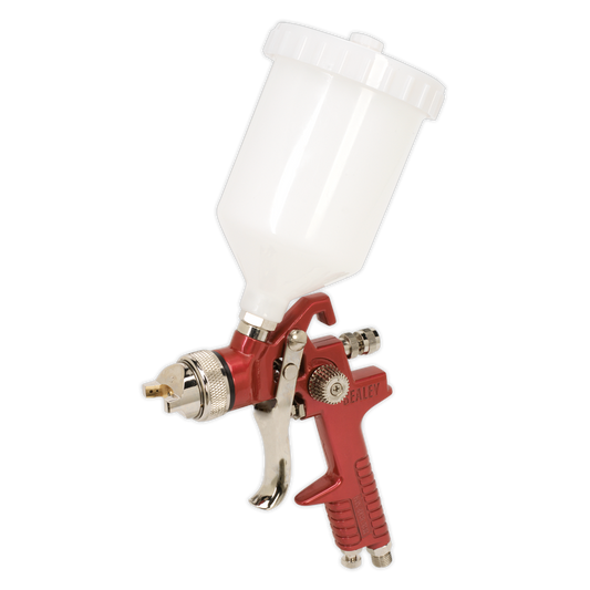 Sealey HVLP Gravity Feed Spray Gun Brass Air Cap - 1.3mm Set-Up HVLP741