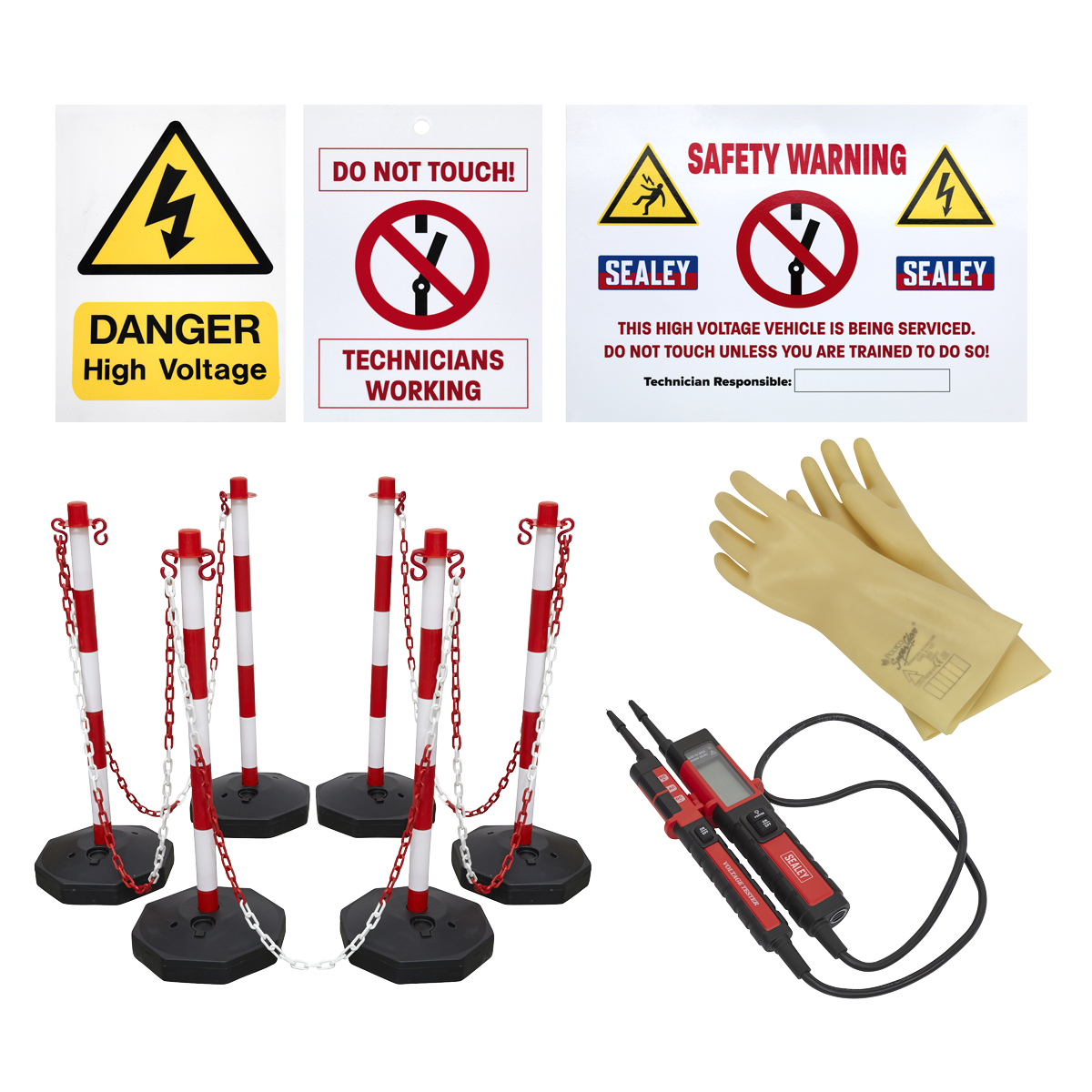 Sealey High Voltage Maintenance Combo For Electric/Hybrid Vehicles HVPDCOMBO