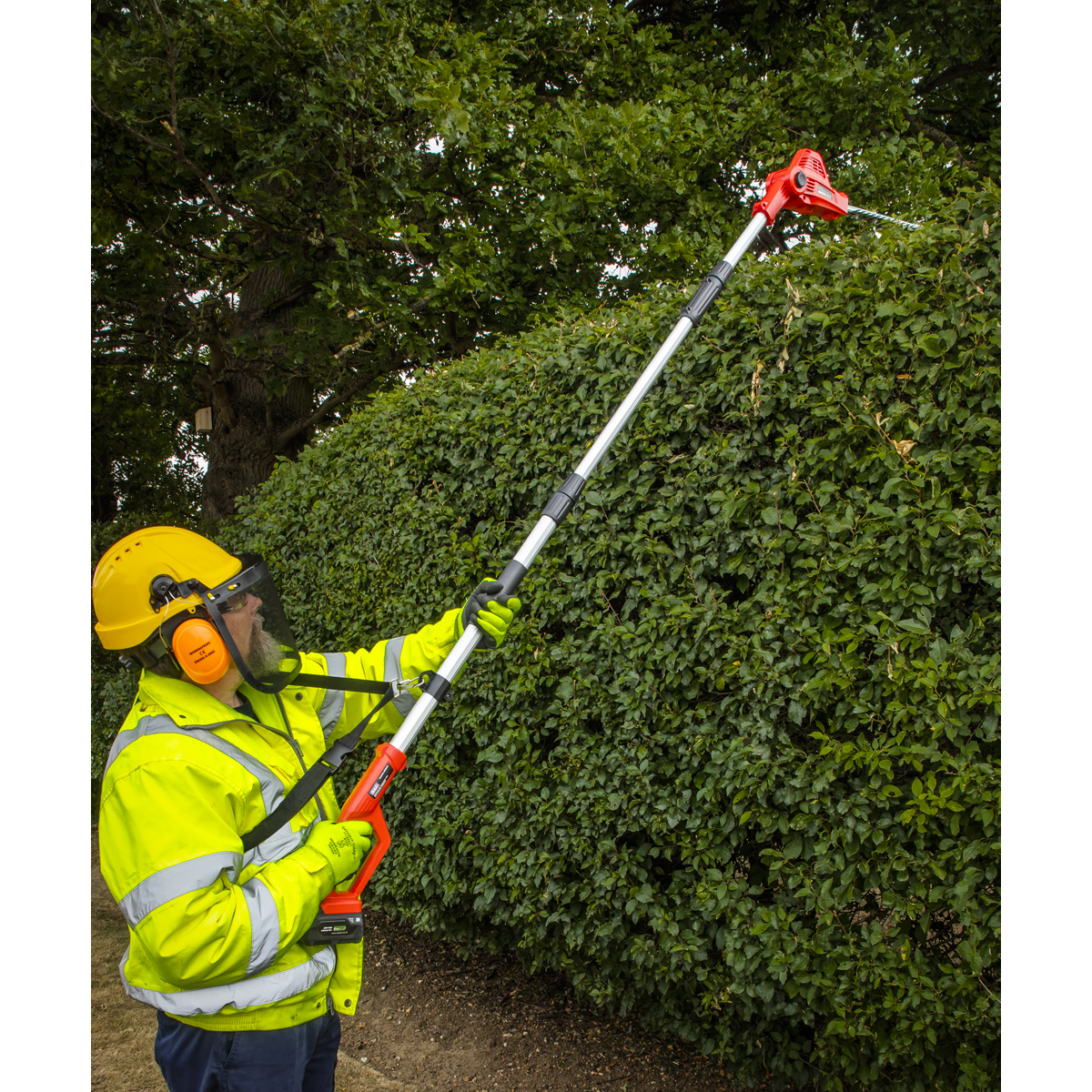 Sealey 20V SV20 Series Cordless Pole Hedge Trimmer - Body Only CP20VPHT