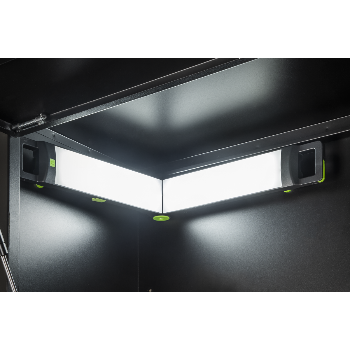 Sealey 10W SMD LED 3-in-1 Folding Floodlight Torch Lamp 1000 Lumens LED15WFL