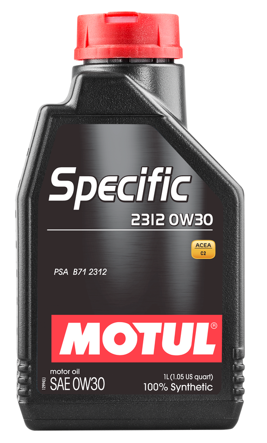 Motul SPECIFIC 2312 0W30 1 Liter Auto Oil Lubricant 0W-30 Fully Synthetic 106413
