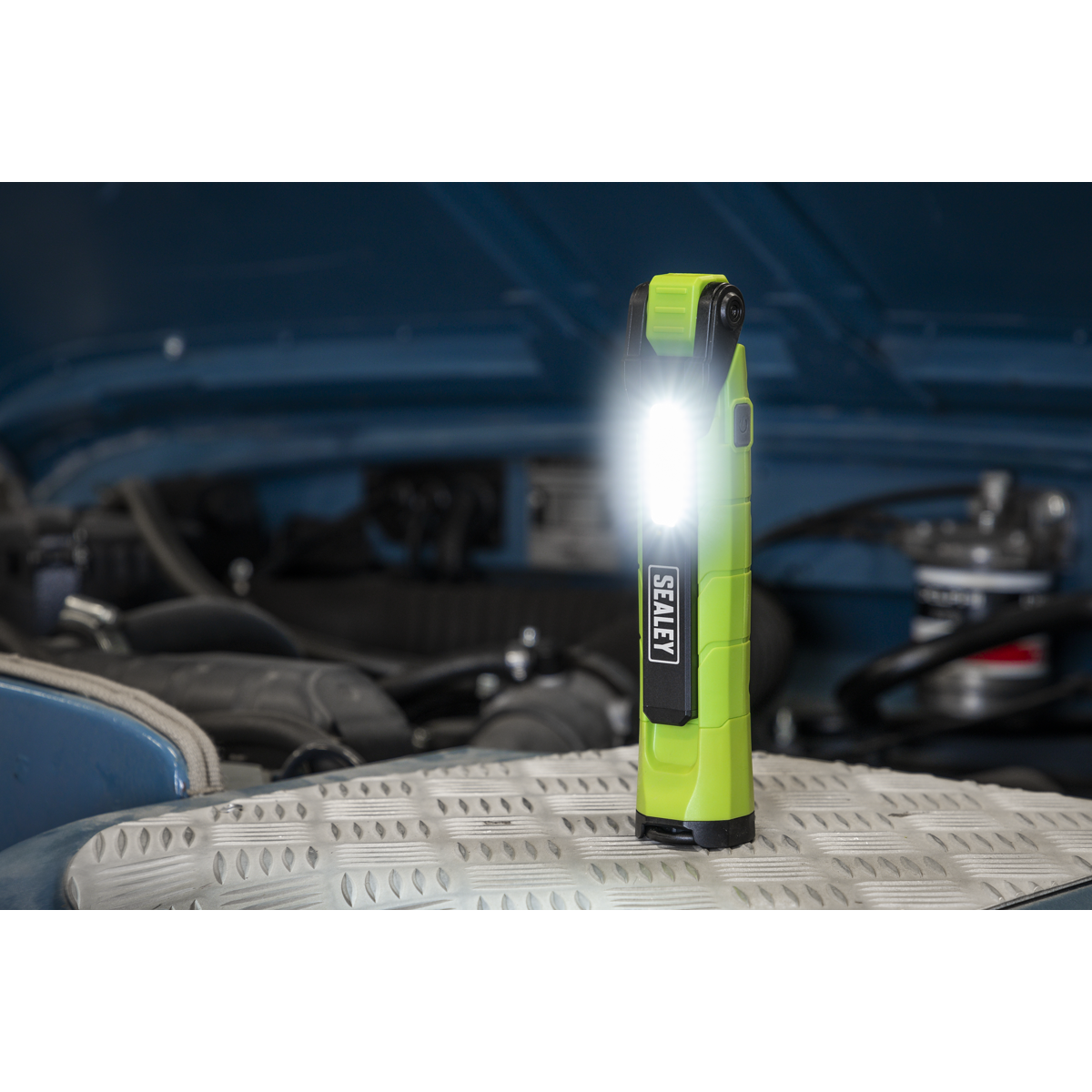 Sealey Rechargeable 360° Inspection Light 10W & 2 x 4W SMD LED Green LED3605G