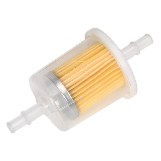 Sealey In-Line Fuel Filter Large Inlet/Outlet Diameter Ø8mm Pack Of 5 ILFL5