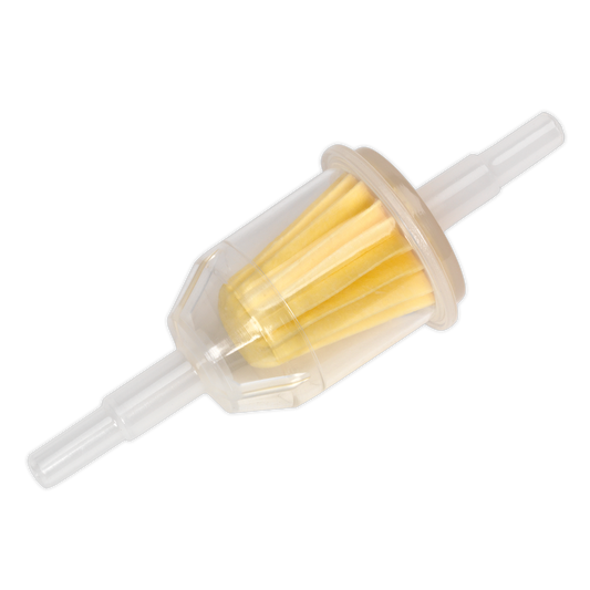 Sealey In-Line Fuel Filter Medium Inlet/Outlet Diameter Ø8mm Pack of 10 ILFM10