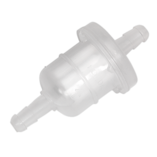 Sealey In-Line Fuel Filter Small Inlet/Outlet Diameter Ø7mm Pack of 10 ILFS10