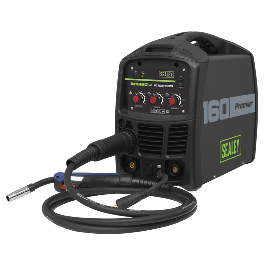 Sealey MIG/MMA Welder Inverter Gas & Gasless Mode 30 - 160A 230V IP21S IMIG160