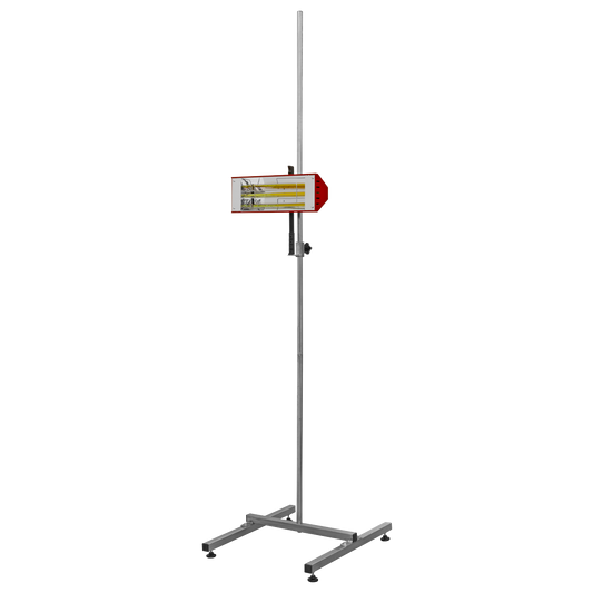 Sealey Panel Dryer 1000W Infrared Short Wave Lamp 2100mm Steel Stand IR1000S