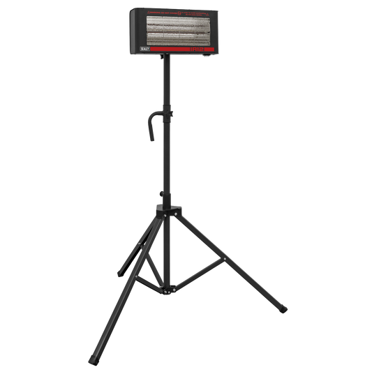 Sealey Infrared Quartz Heater With Tripod Stand 230V 1.2kW Portable IR12CT