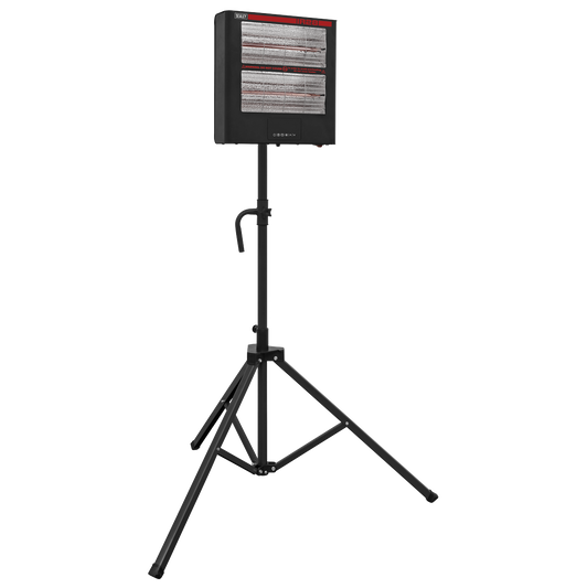 Sealey Infrared Quartz Heater With Tripod Stand 230V 1.4/2.8kW Portable IR28CT