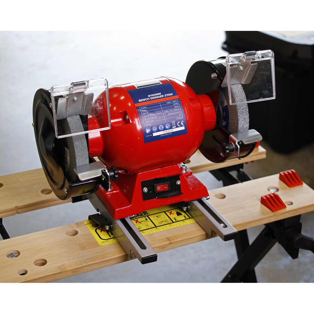 Sealey Benchclaw Mitre Saw Workbench Clamp Universal Portable - Silver SBC01