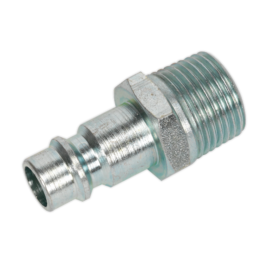 Sealey Screwed Adaptor Male 3/8" BSPT Hardened Steel Construction Pack of 2 AC83