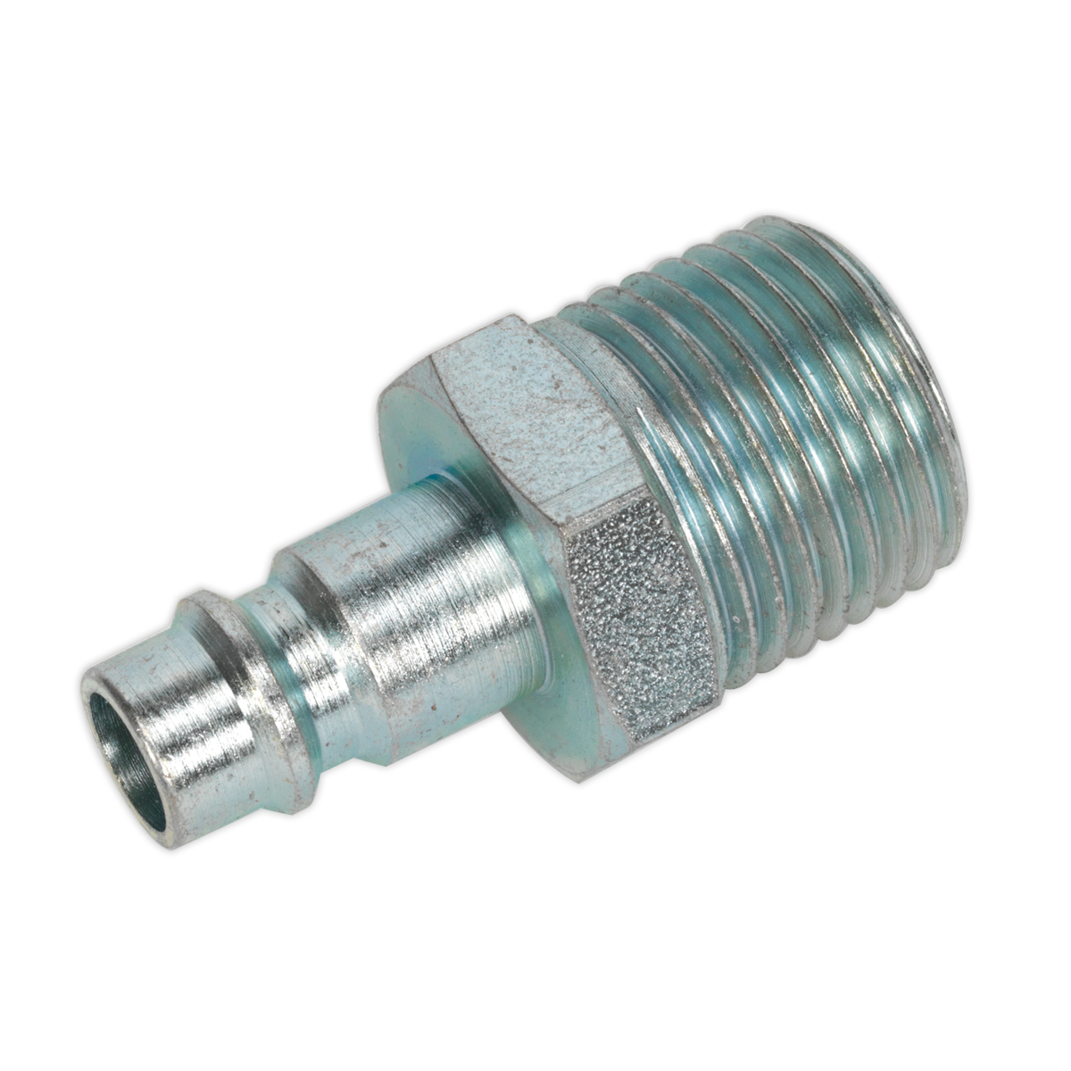 Sealey Screwed Adaptor Male 1/2" BSPT Hardened Steel Construction Pack of 2 AC84