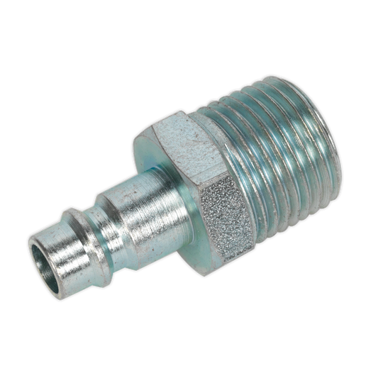 Sealey Screwed Adaptor Male 1/2" BSPT Hardened Steel Construction Pack of 2 AC84