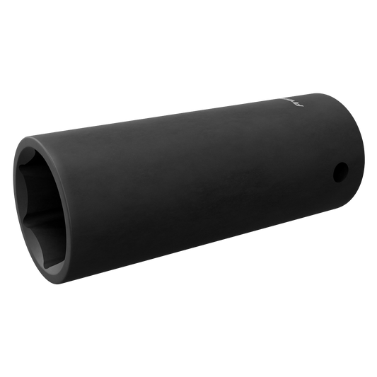 Sealey Impact Socket 21mm Deep 1/2" Square Drive Chrome Vanadium Black IS1221D