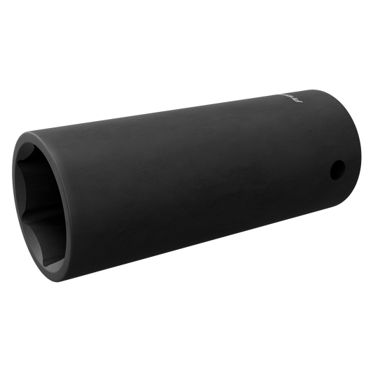 Sealey Impact Socket 22mm Deep 1/2" Square Drive Chrome Vanadium Black IS1222D